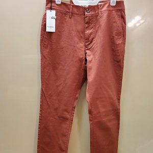 Goodfellow men's slim fit chino hennepin chili pants